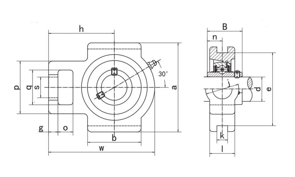 Ucst208 Fk Take-up Bearing Unit